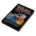 Custom printed tile featuring a lego movie poster design titled Build to the Future Part II Movie Cover (2x3 Tile) - B3 Customs with stylized minifigures and bold text.
