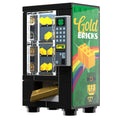 Gold Bars for Leprechauns St. Patrick's Day Vending Machine by B3 Customs features a custom Lego vending machine with gold brick pieces and festive St. Patrick’s Day design.