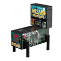 Detailed custom LEGO Harry Potter Pinball Arcade Machine Building Set made using LEGO parts featuring wizard-themed artwork and a digital score display.