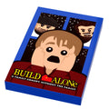 Build Alone Movie Cover (2x3 Tile) made using LEGO part showing a LEGO-style parody of a classic family comedy movie poster with characters framed in a window background.