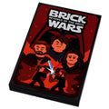 Brick Wars: Revenge of the Brick (EP. 3) Movie Tile Cover (2x3 Tile) featuring stylized brick moc characters engaged in a dramatic duel with a vivid red and black background.
