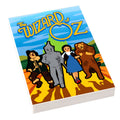 Illustrated Brickard of Oz Movie Cover (2x3 Tile) by B3 Customs featuring colorful custom printed tile artwork of the Wizard of Oz characters on a yellow brick road background.