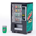 Making Dew (Brick Blast) - B3 Customs Soda Vending made using LEGO parts, featuring a detailed black and green LEGO vending machine with custom printed soda cans and a mini can accessory.